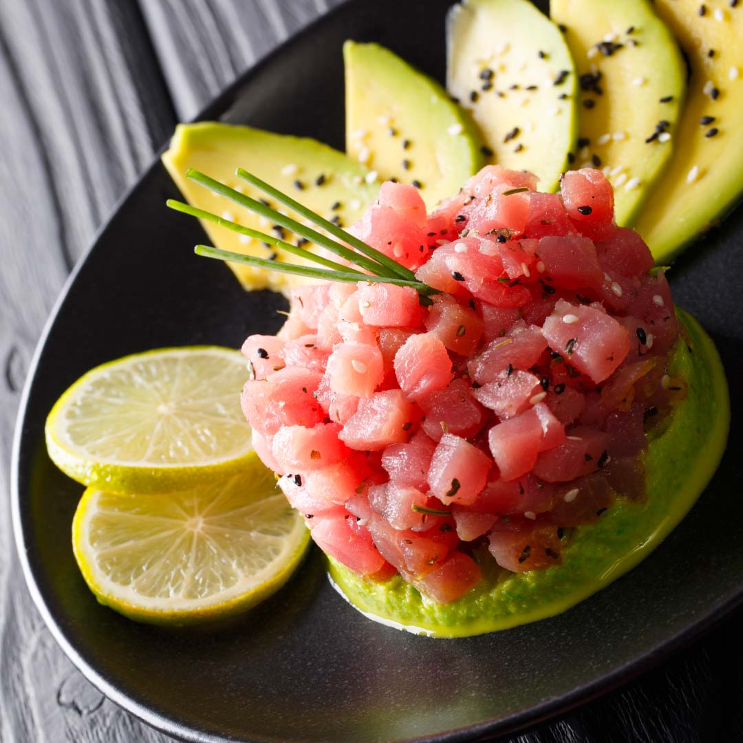 Tartare De Thon Et Avocat E Tahiti Travel